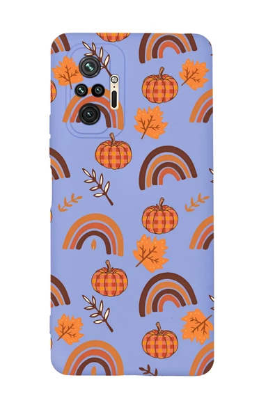 Xiaomi Redmi Note 10 Pro Max Uyumlu Sonbahar Desenli Premium Silikonlu Telefon Kılıfı - Resim 4
