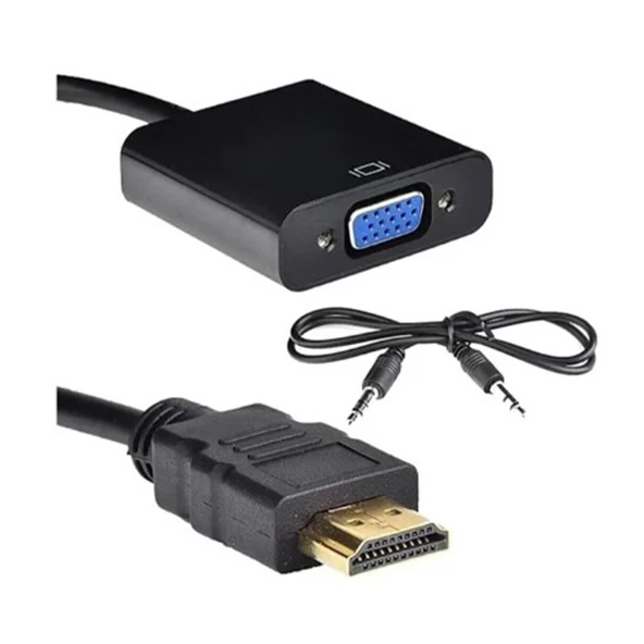 Hadron HDX2019 Vga To Hdmi Dönüştürücü (Siyah) - 2