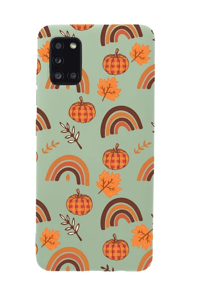 Samsung A31 Uyumlu Sonbahar Desenli Premium Silikonlu Telefon Kılıfı ürün görseli