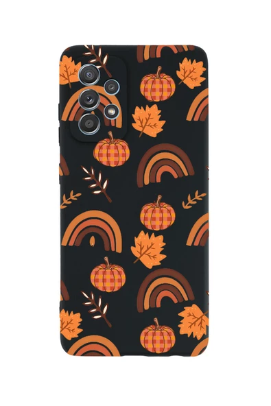 Samsung A73 Uyumlu Sonbahar Desenli Premium Silikonlu Telefon Kılıfı ürün görseli 1