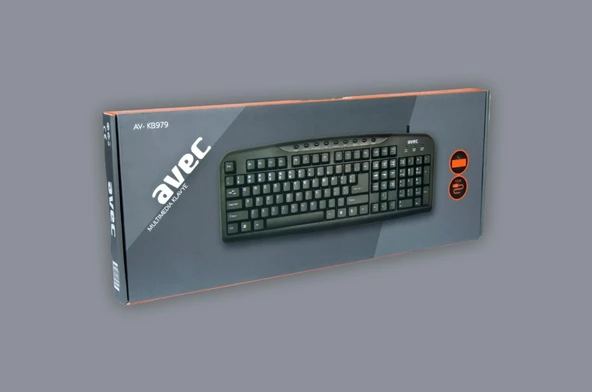Avec AV-KB979 Kablolu Multimedya Türkçe Q Klavye - 3