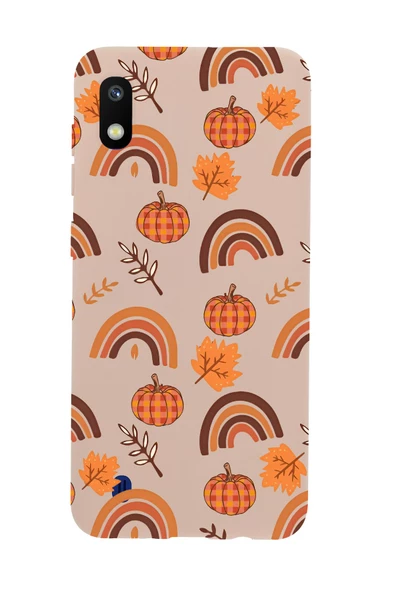 Samsung A10 Uyumlu Sonbahar Desenli Premium Silikonlu Telefon Kılıfı - Resim 3
