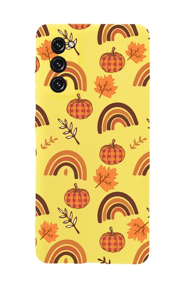 Samsung S20 Fe Uyumlu Sonbahar Desenli Premium Silikonlu Telefon Kılıfı - Resim 4