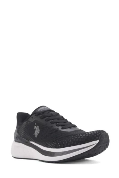 U.S. Polo Assn. BLAKE 4PR 101812179 Erkek Spor Ayakkabı Siyah K.Gri 40-45 - Resim 2