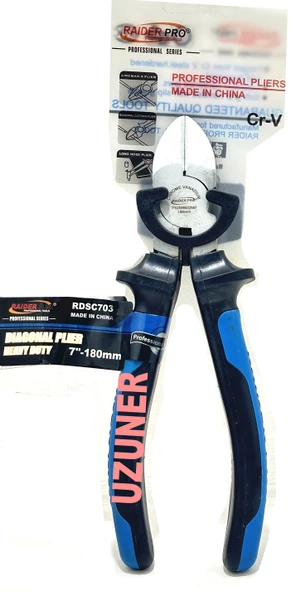 Raider Pro Yan Keski 180 MM 7" inç Krom Vanadyum Profesyonel - 2