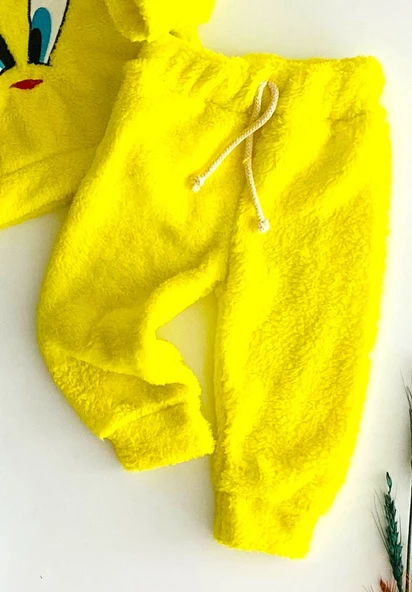 Neşeli Bebekler Tweety Nakışlı Welsoft Takım Sarı - 3
