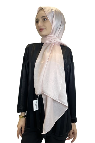 Madame Polo Janjan, Janjanlı Şifon Şal 00823  ŞEKER PEMBE
