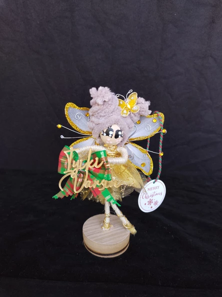 Tasarım özel mesajlı 3 boyutlu 13 cm obje