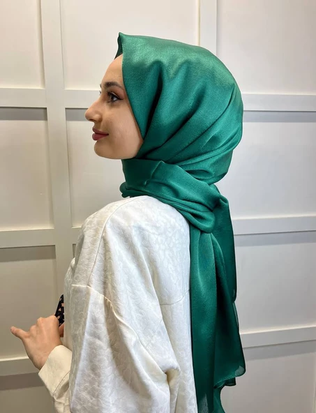 Madame Polo Janjan, Janjanlı Şifon Şal 00823  ÇAM - Resim 3