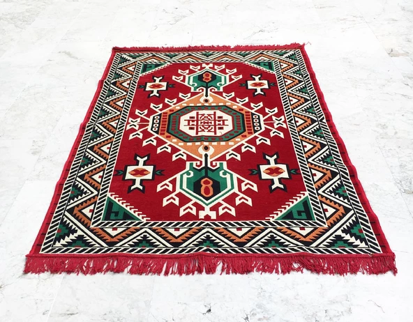 Shark Anadolu Şark Kilim Kırmızı - 2