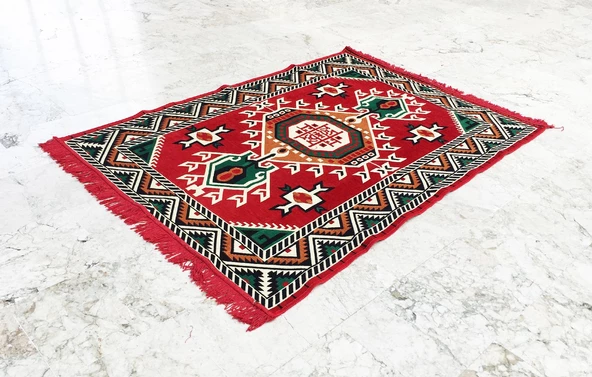 Shark Anadolu Şark Kilim Kırmızı - 3