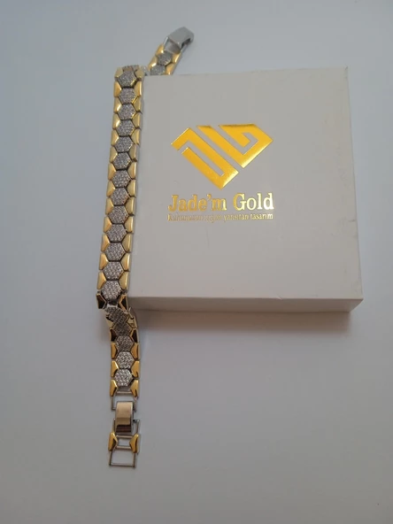 Çelik kadın gold bileklik - 2