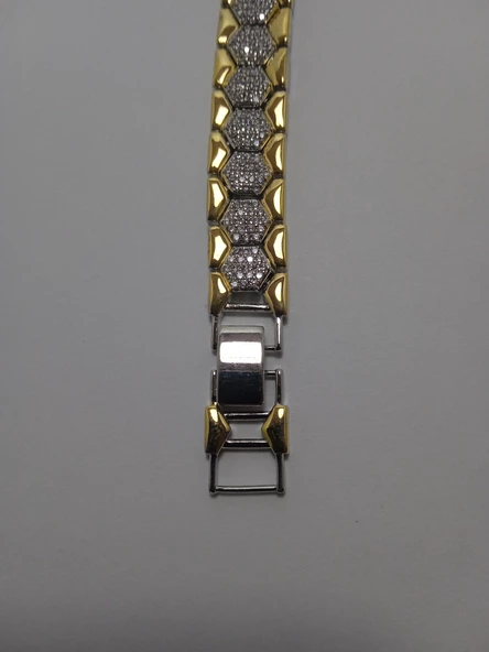 Çelik kadın gold bileklik - 3