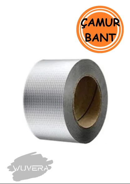 WuVera Süper Güçlü Su Sızdırmaz Çamur Bant 48mm X 2m Tamir Çatlak Boru Bandı. Çatı Izolasyon Bandı - 48mm x 2m - 2