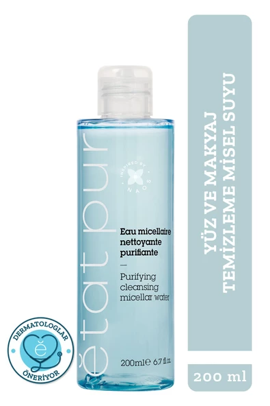 Etat Pur Micellar Purifying Cleansing Water Arındırıcı Göz Ve Yüz Makyaj Temizleme Suyu 200 ml