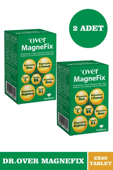 Dr. Over MagneFix 60 Tablet 2 Adet ürün görseli 1