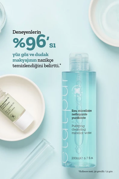 Etat Pur Micellar Purifying Cleansing Water Arındırıcı Göz Ve Yüz Makyaj Temizleme Suyu 200 ml - 7