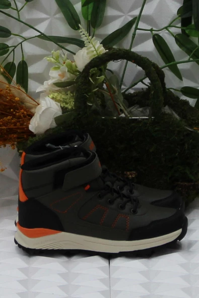 Kinetix Edras Hı Haki Rahat Orijinal Ürün Kaymaz Taban Erkek Çocuk Bot - Resim 2