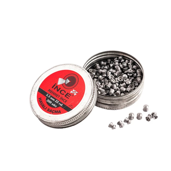 İnce Mehmet Premium 5.5 mm Havalı Saçması (200 lü) ürün görseli 1