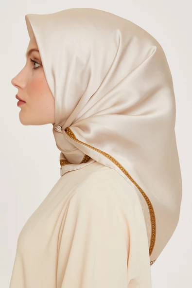 YENİ SEZON - 2024 SONBAHAR KIŞ - DJ SAF İPEK EŞARP 9261D (S)  ( SURA)- 03702 - Resim 2