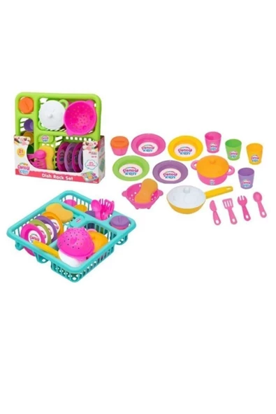 Ençok Dede Oyuncak Büyük Boy Mutfak Seti + Bulaşıklık Seti - 2