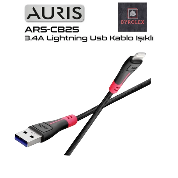 AURIS 3.4A LED IŞIKLI KABLO - 2