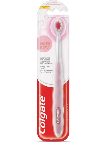 Colgate Foam Soft Diş Eti Masajı Yumuşak Diş Fırçası Manuel Diş Fırçası