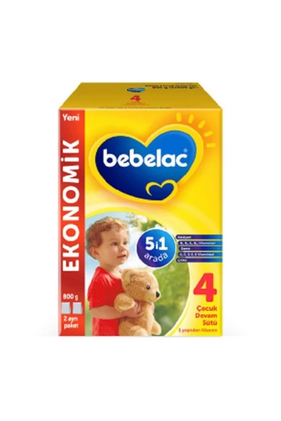 Bebelac 4 Çocuk Devam Sütü 1 Yaş+ 800 Gr