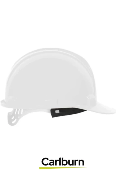 CE Belgeli Dayanıklı Ter Bantlı Ayarlanabilir Şantiye İnşaat İş Güvenliği Beyaz Emniyet Bareti - 3
