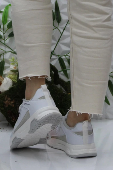 M.P 2083 Beyaz Rahat Orijinal Ürün Sneaker Kadın Ayakkabı - Resim 4