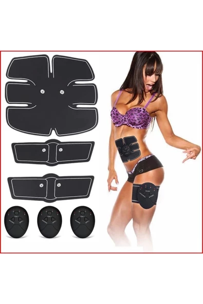 Body Sixpack Kol Bacak Karın Kası Geliştirici Titreşimli Spor Aleti - 4