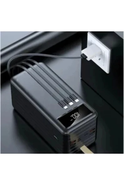 Taşınabilir Powerbank 50Bin mAh Led Göstegeli Işıklı Güç Bankası Şarj Cihazı - 2