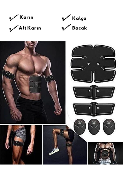 Body Sixpack Kol Bacak Karın Kası Geliştirici Titreşimli Spor Aleti - 3