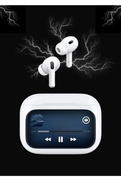IPhone11 / Pro /Promax Uyumlu ANC Dokunmatik Oled Ekran Arama Yanıtlama Bluetooth TWS Kulaklık - 2