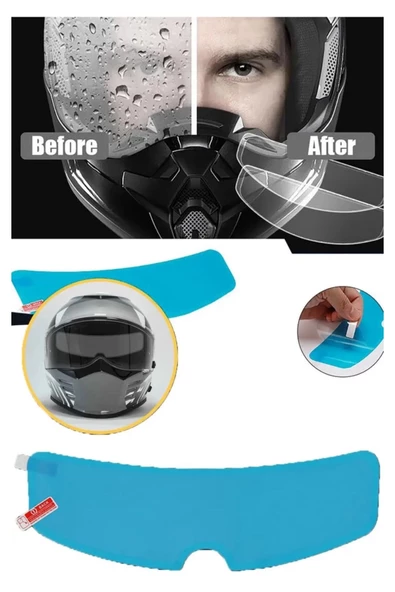 Özel Seri Tam/Yarım/Açık Motor Kaskı Yağmur Kaydırıcı - 3