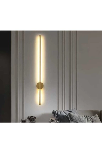 Modern Dekoratif Led Duvar Aplik Eskitme Sarı-Gold 3000k