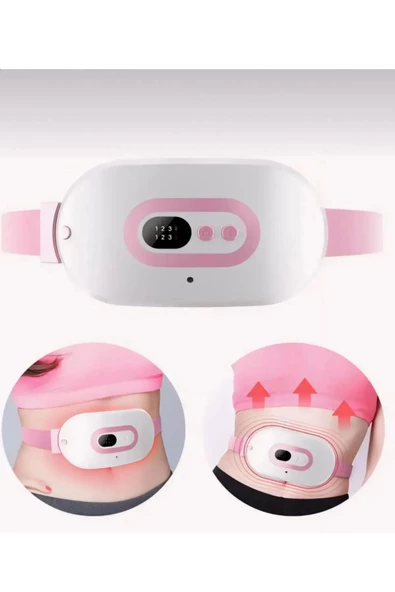 Premium Seri Taşınabilir Titreşimli Sıcak Tutan Regl Ağrıları İçin Dijital Özel Gün Kemeri - 3