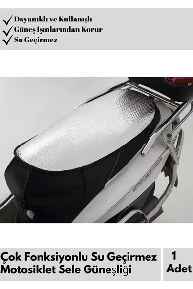 Özel Seri Su Geçirmez Kolay Kullanım Dayanıklı Uzun Ömürlü Motosiklet Sele Güneşliği 60*35 Cm