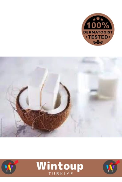 Özel Üretim %100 Organik Bitkisel Güzel Kokulu El Yüz Cilt Vücut Hindistan Cevizi Sabunu 1 Adet - Resim 5