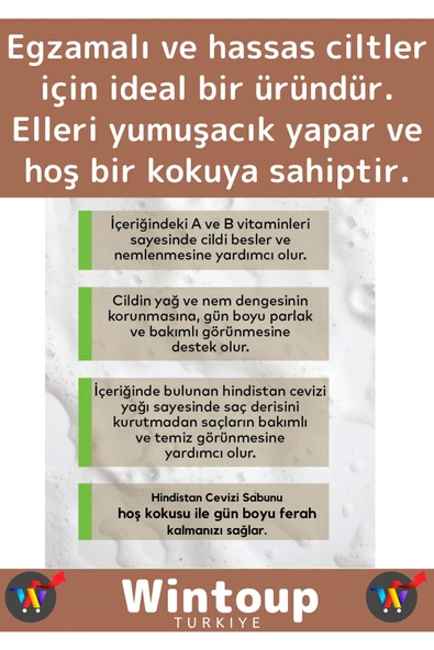 Özel Üretim %100 Doğal Bitkisel Güzel Kokulu El Yüz Cilt Vücut Hindistan Cevizi Sabunu 5 Adet - 2