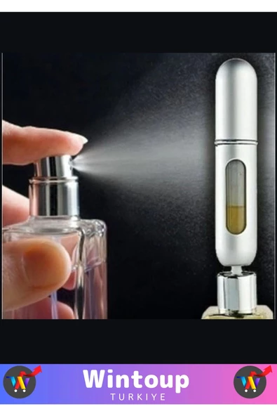 Premium ModelCep Parfümü Doldurulabilir Çanta Boy Tasarım 2 Adet Mini Cep Parfüm Şişesi 5 Ml - 4