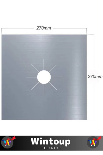 Özel Üretim 4lü Ocak Koruyucu Ped Alüminyum Dayanıklı Kolay Temizlenir Ocak Kir Koruyucu - 5