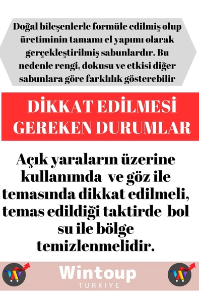 Özel Doğal Üretim %100 Bitkisel Cilt Güzelleştirici Mucizevi Eşek Sütü Sabunu 5'li - 4