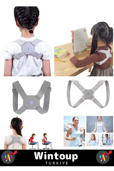 Premium Seri Tüm Yaşlar İçin Şarjlı Titreşimli Sensörlü Duruş Bozukluğu Düzeltme Korsesi - 4