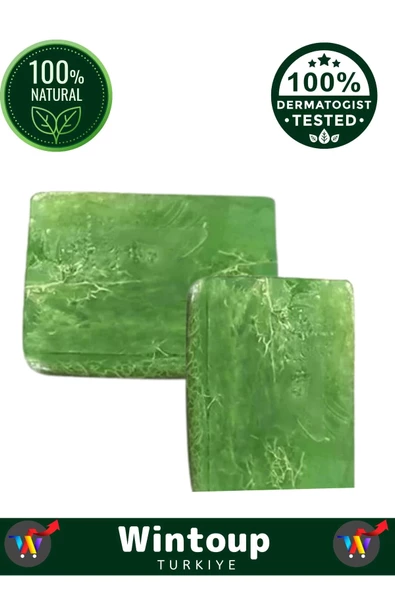 Özel Üretim %100 Doğal Tüm Vücut Kullanım Bitkisel Aloe Vera Sabunu 5 Adet - 5