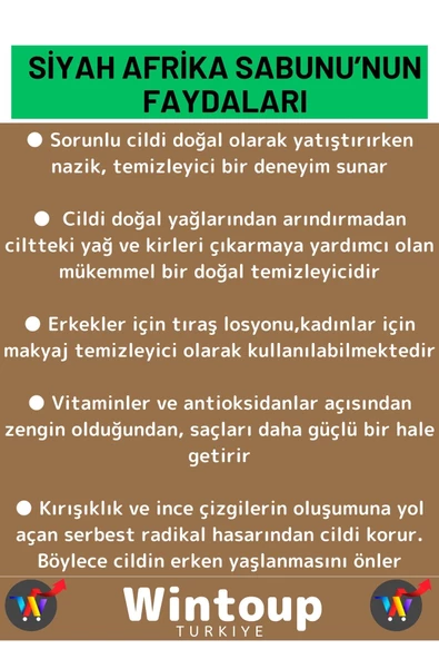Özel Üretim %100 Doğal Losyon&Peeling Yüz Cilt Saç Vücut İçin Bitkisel Siyah Afrika Sabunu 3 Adet - 2