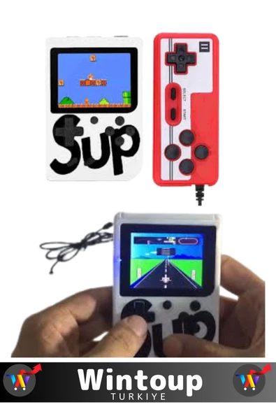 Özel Üretim 400 Nostalji Oyunlu Çift Kişilik Super Mario& Street Fighter& Double Dragon - 2
