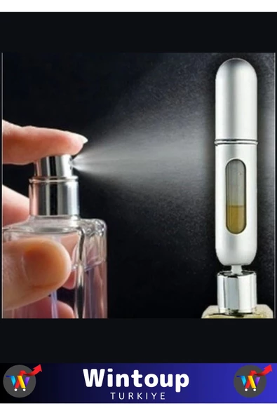 Özel Seri Doldurulabilir Taşınabilir Çanta Boy Mini Cep Parfümü Şişesi 5 Ml 5 Farklı Renk - 4