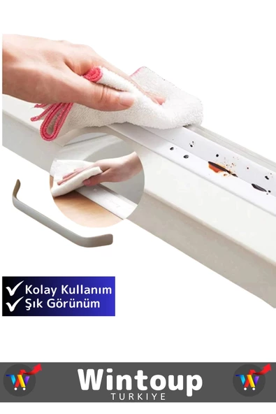 Özel Model Ultra Güçlü Suya Küfe Dayanıklı Pencere Banyo Lavabo Kenar Süper Yalıtım Bantı 4 Adt - 4