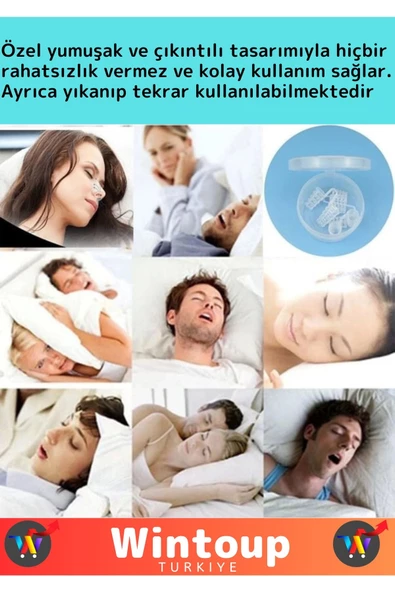 Premium Seri Horlama Azaltıcı Nefes Alıp Verme Rahatlatıcı Uyku Önleyici Burun Delik Aparatı 4 Adet - 2